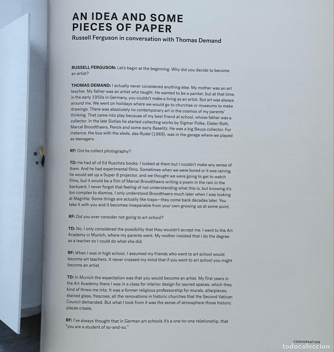 Libros: The Complete Papers. Thomas Demand - Foto 5