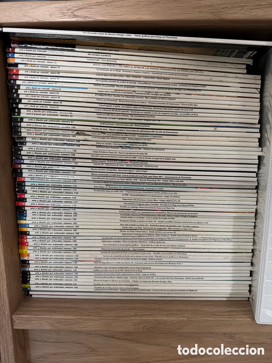 Libros: Lote revistas arte y dise&ntilde;o por ordenador aproximadamente 65 n&uacute;meros