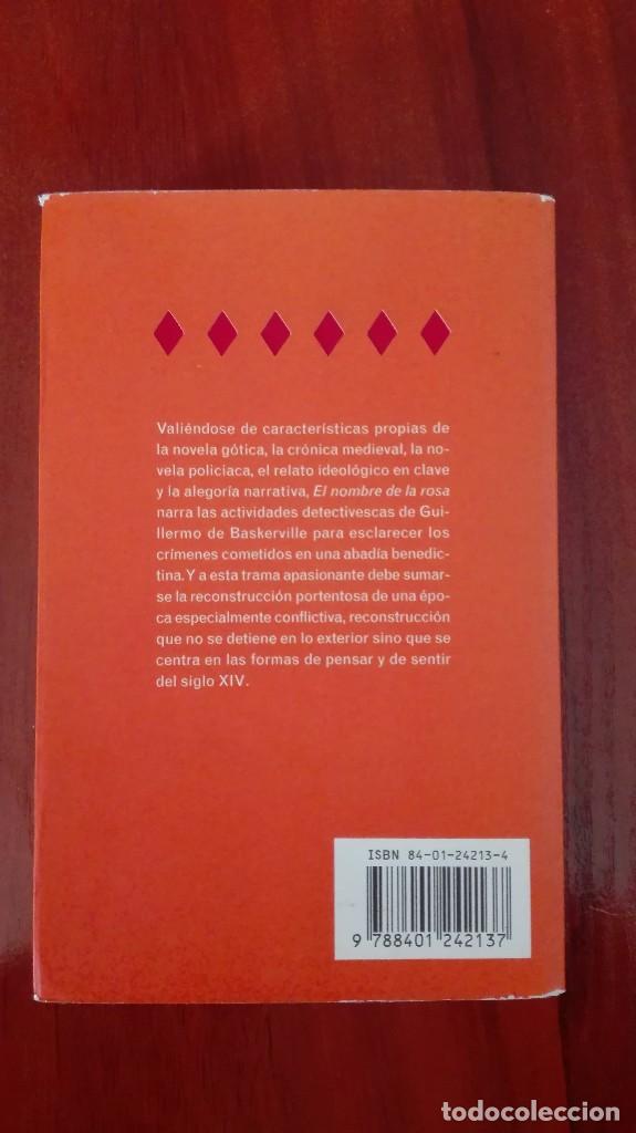 Libros: El nombre de la rosa Umberto Eco - Foto 2