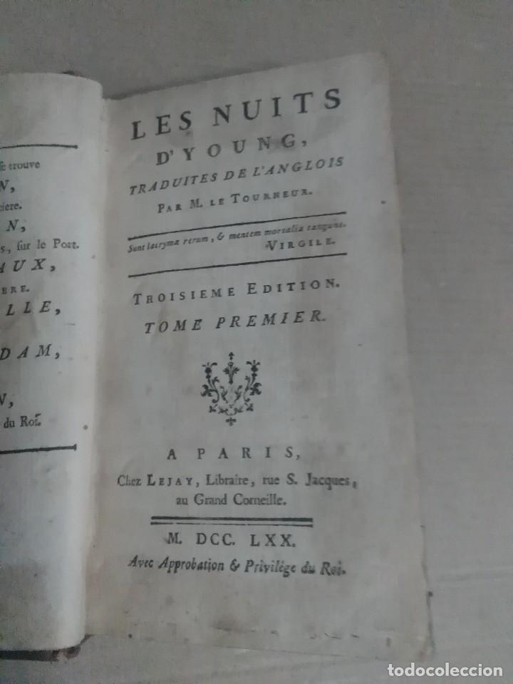 Libros: Les nuits djoung 3edicion17701tomo con la aprobaci&oacute;n del rey. & - Foto 1