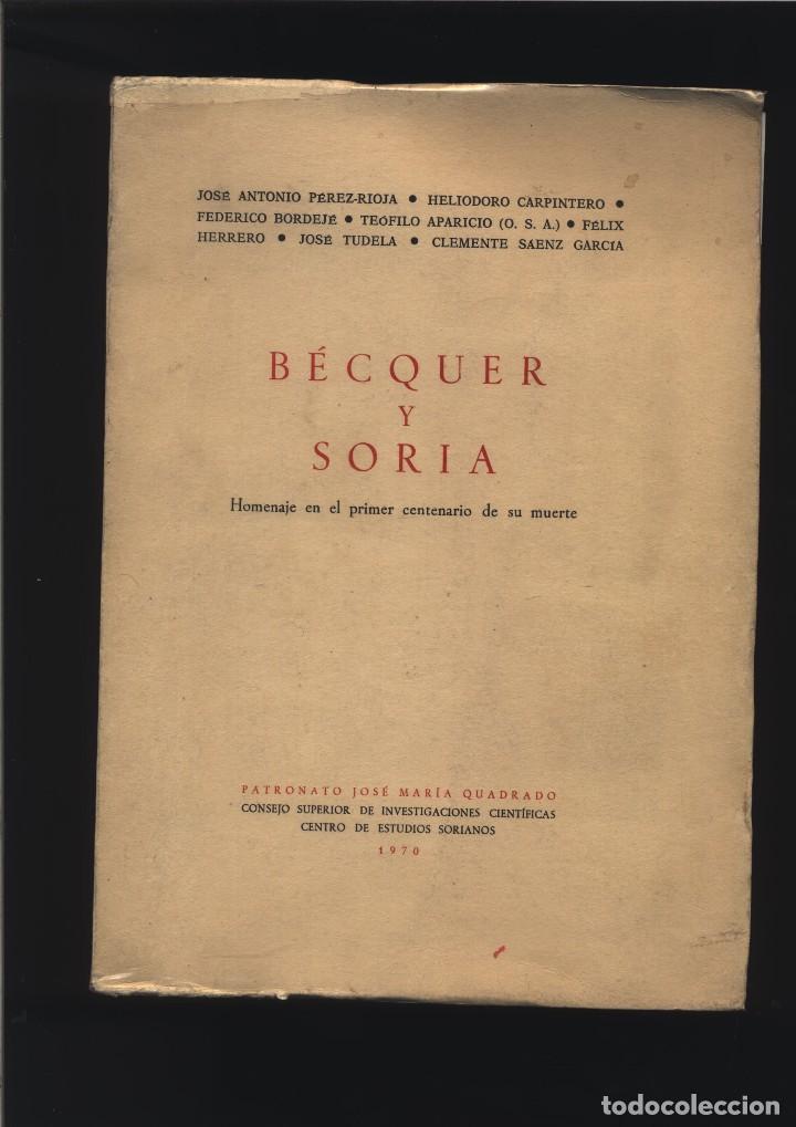 Libros: B&eacute;cquer y Soria. Homenaje al primer centenario de su muerte gastos de envio gratis - Foto 1