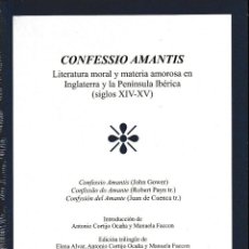 Libros: CONFESSIO AMANTIS - 2 VOLS. (JOHN GOWER) ED. TRILINGÜE. CILENGIA 2018. Lote 140610414