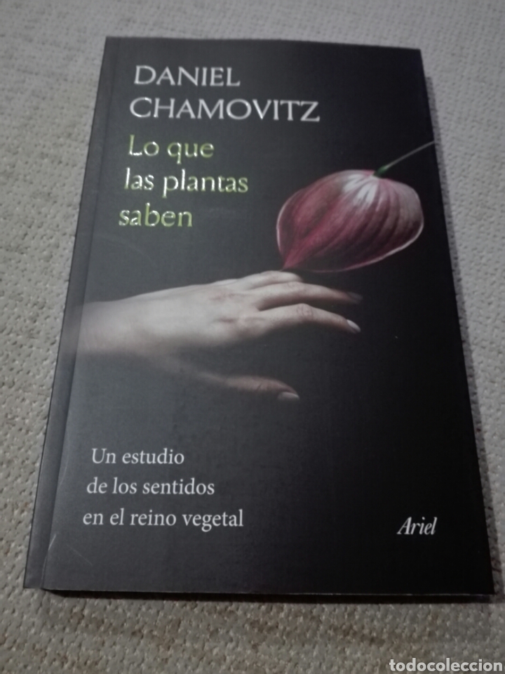 DANIEL CHAMOVITZ. LO QUE LAS PLANTAS SABEN: UN ESTUDIO DE LOS SENTIDOS EN EL REINO VEGETAL. NUEVO. (Libros Nuevos - Literatura - Ensayo)