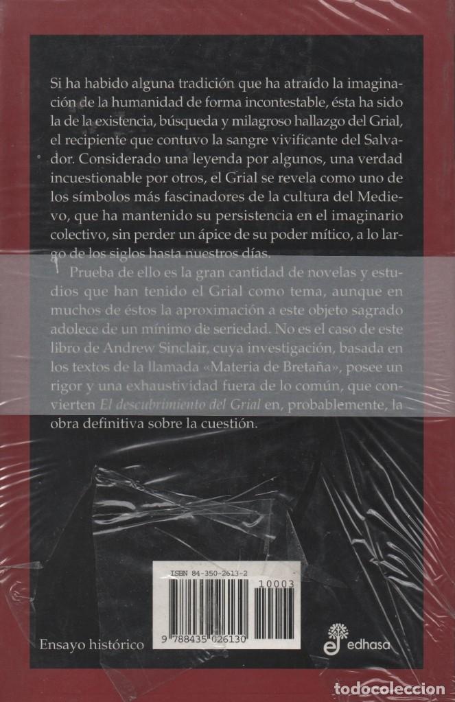 Libros: El descubrimiento del Grial. Andrew Sinclair. Edhasa. 2003. - Foto 2
