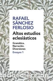 Libros: Altos Estudios Eclesi&aacute;sticos (Ensayos 1) - S&aacute;nchez Ferlosio, Rafael - Foto 1