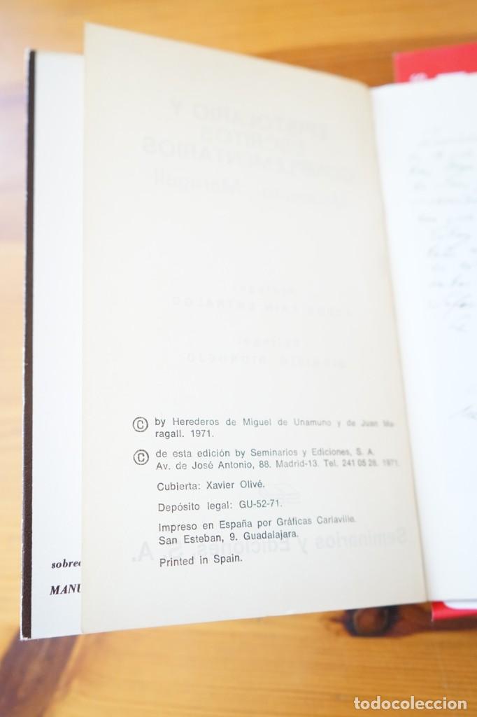 Libros: Epistolario entre Unamuno y Maragall. - Foto 3