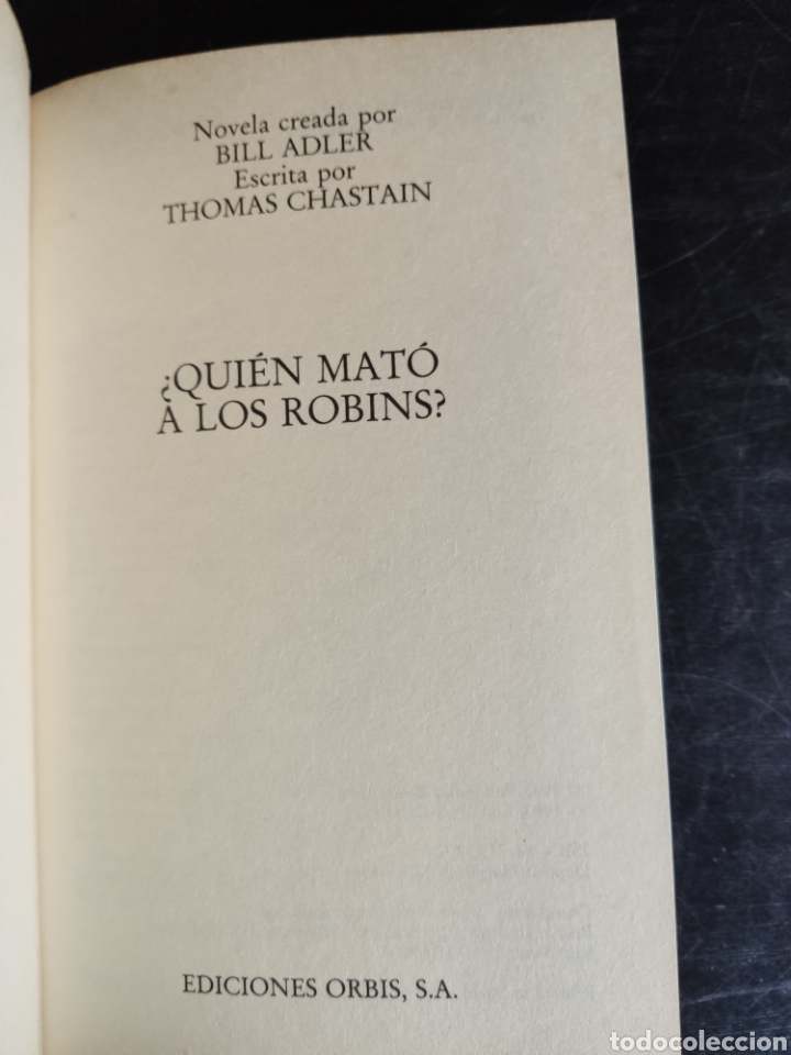 Libros: Qui&eacute;n mat&oacute; a los Robins? - Foto 2