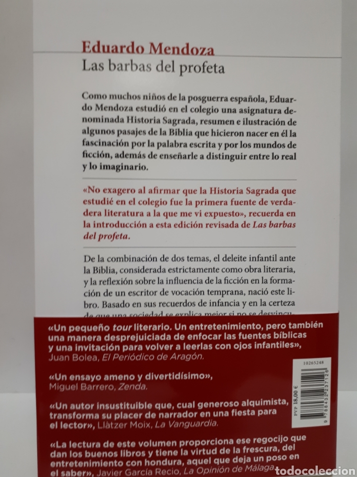 Libros: Las barbas del profeta de Eduardo Mendoza - Foto 2