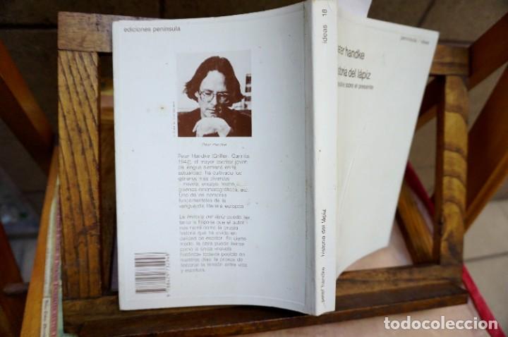 Libros: handke peter.historia del lapiz.materiales sobre el presente - Foto 2