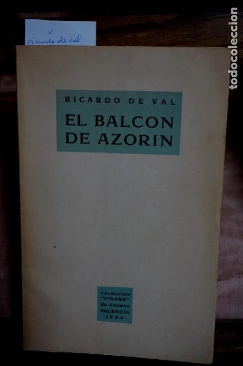 Libros: val ricardo de. el balcon de azorin. - Foto 1