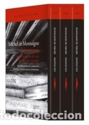 Libri: Los ensayos (estuche con tres vol&uacute;menes) - De Montaigne, Michel