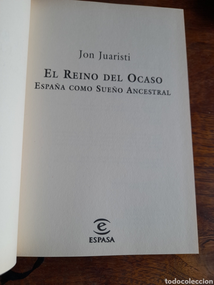 Libros: El reino del ocaso.Jon Juaristi - Foto 3