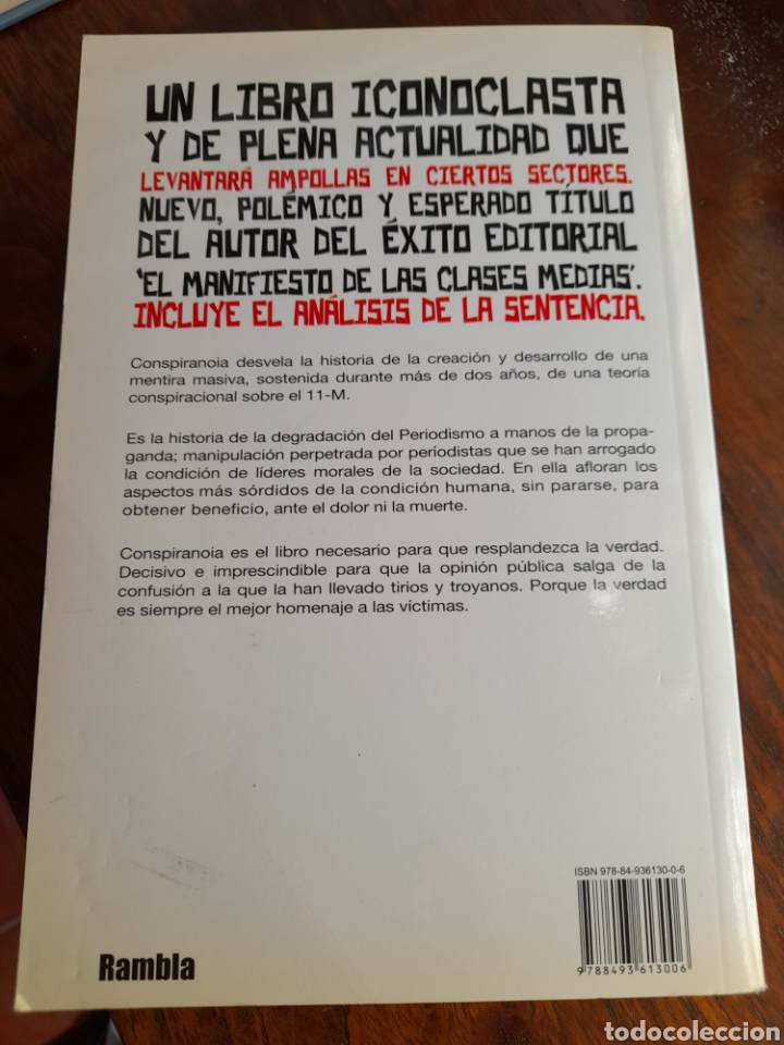 Libros: Conspiranoia. Enrique de Diego - Foto 2