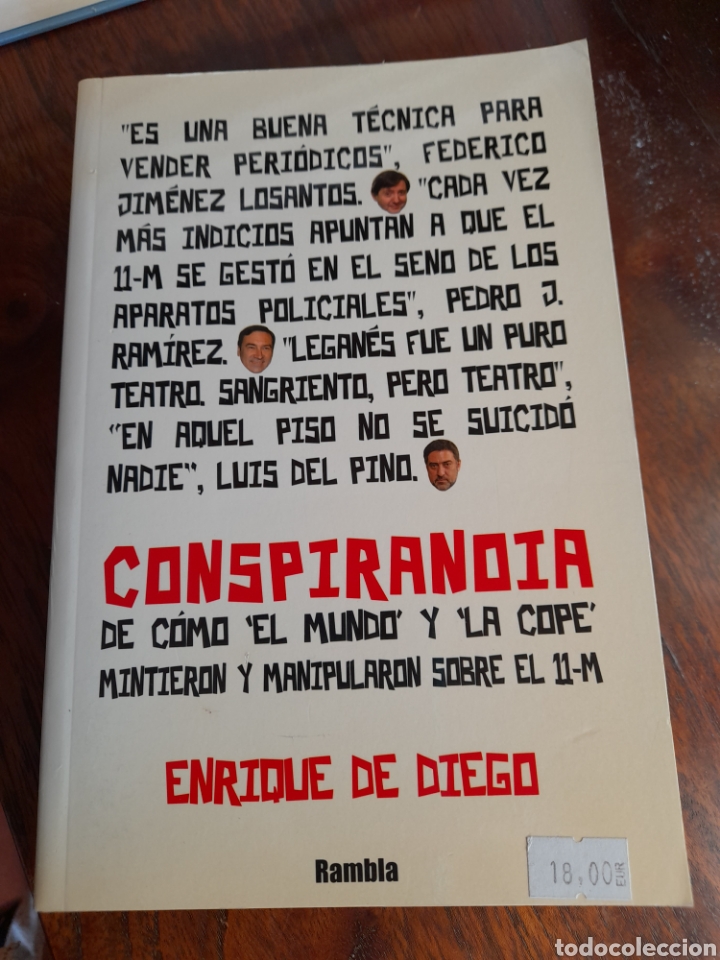 Libros: Conspiranoia. Enrique de Diego - Foto 1