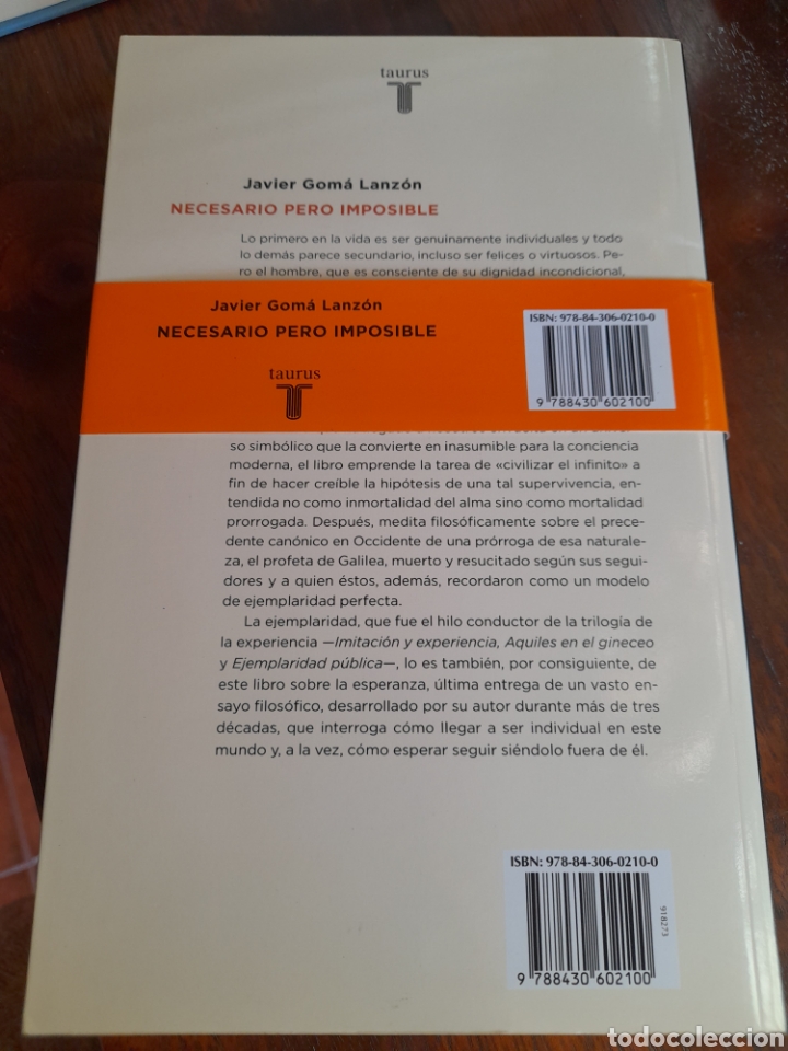 Libros: Necesito pero imposible. Javier G&oacute;mez Lanz&oacute;n - Foto 2