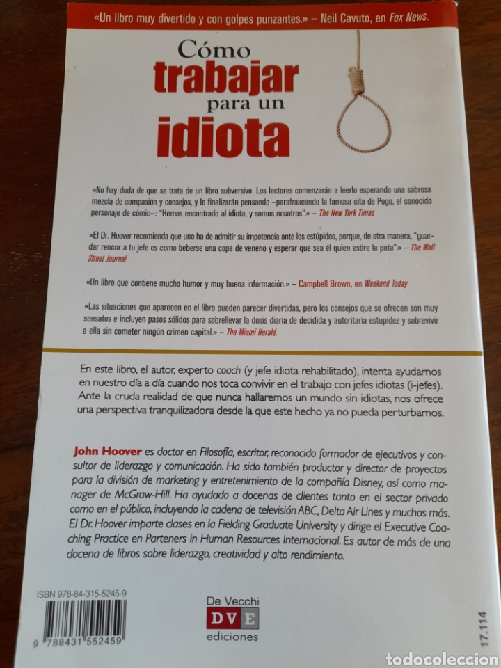 Libros: Como trabajar para un idiota. John Hoover - Foto 2