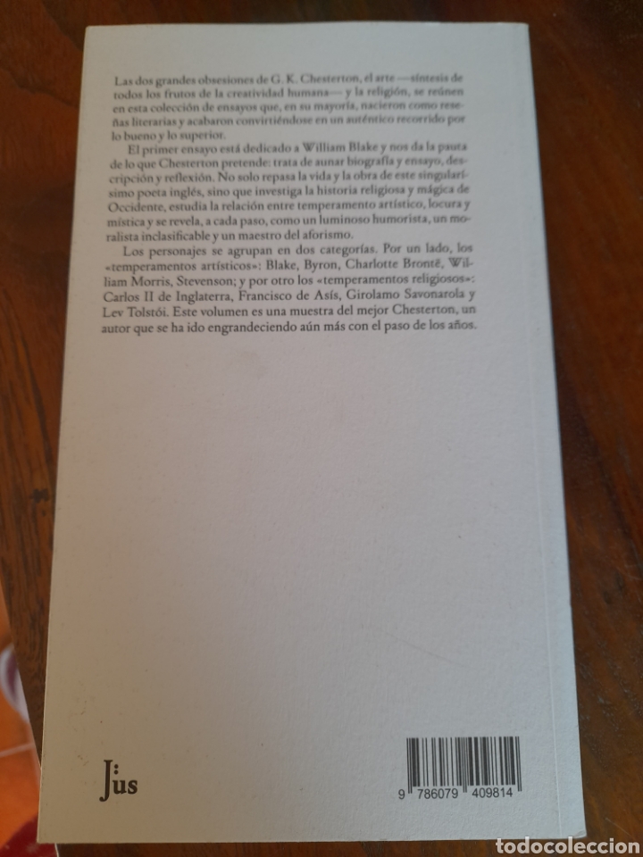 Libros: Temperamentos. CK Chesterton - Foto 2