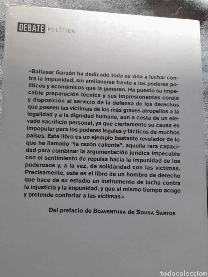 Libros: No a ka impunidad. Baltasar Garz&oacute;n - Foto 3