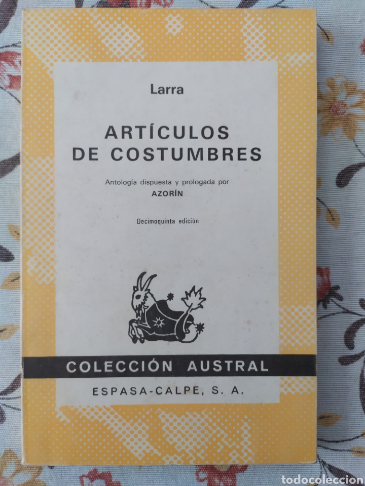 Libros: Larra. Art&iacute;culos de costumbres - Foto 1