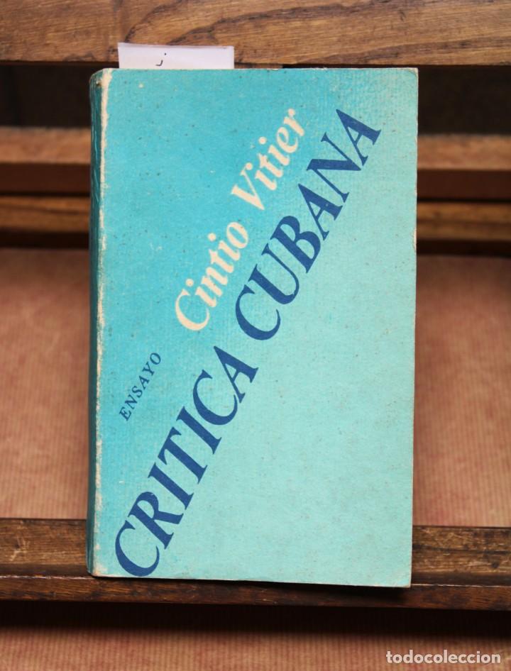 Libros: Vitier cintio. critica cubana. - Foto 1