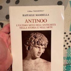 Libros: ANTINOO (ENSAYO EN ITALIANO DE RAFFAELLE MAMBELLA). Lote 358188330