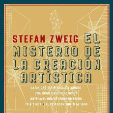 Libros: STEFAN ZWEIG. EL MISTERIO DE LA CREACIÓN ARTÍSTICA-NUEVO. Lote 361579665