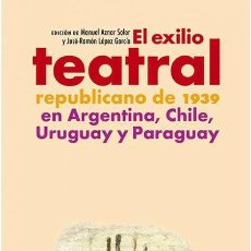 Libros: EL EXILIO TEATRAL REPUBLICANO DE 1939 EN ARGENTINA, CHILE, URUGUAY Y PARAGUAY-NUEVO. Lote 363293650