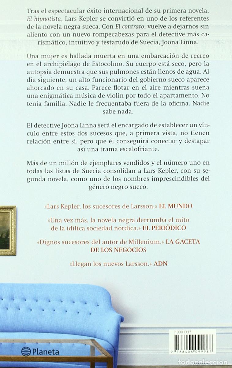 Libros: El contrato Lars Kepler Mayte Gim&eacute;nez - Foto 2