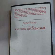 Libros: LECTURA DE FOUCAULT (1983). Lote 392242874