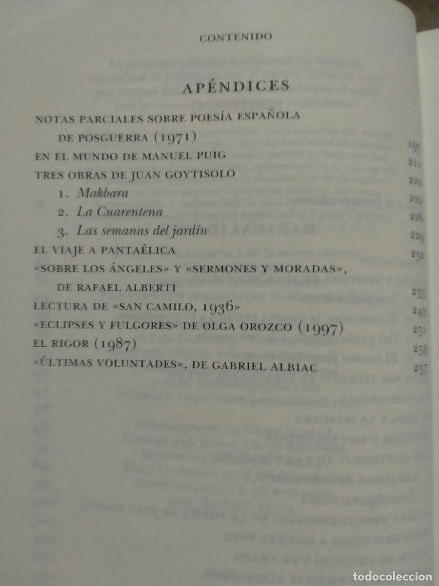Libros: PERE GIMFERRER. RADICALIDADES .PEN&Iacute;NSULA - Foto 3