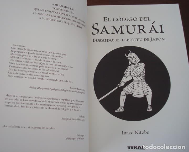 Libros: El c&oacute;digo del Samur&aacute;i. Bushido: el esp&iacute;ritu de Jap&oacute;n. Inazo Nitobe - Foto 2