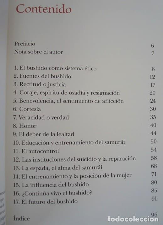 Libros: El c&oacute;digo del Samur&aacute;i. Bushido: el esp&iacute;ritu de Jap&oacute;n. Inazo Nitobe - Foto 4