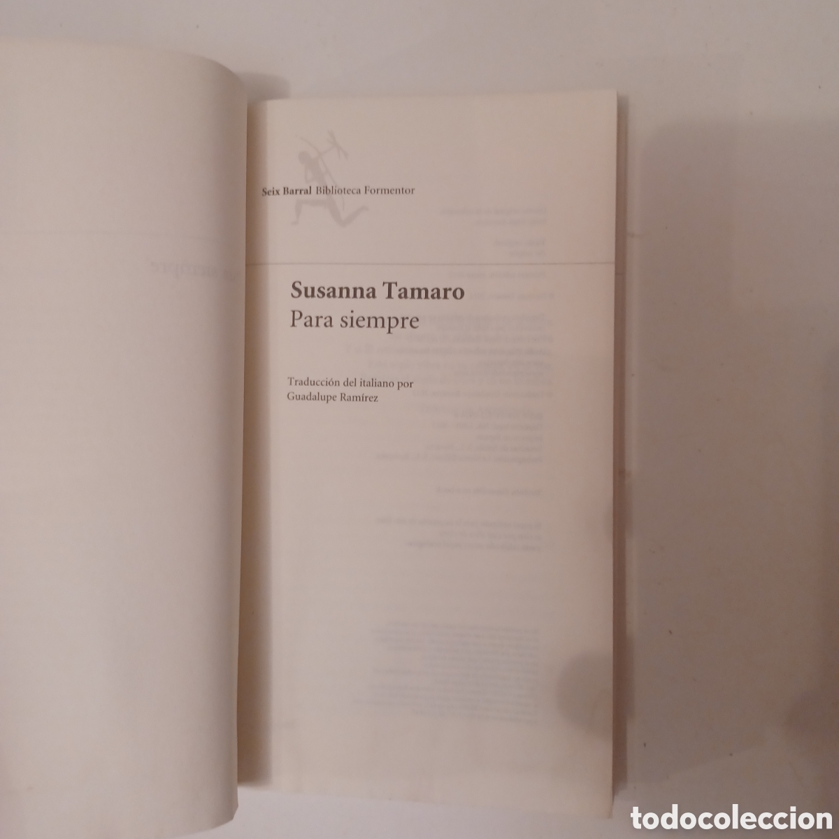 Libros: Libro Para Siempre Susanna Tamaro Seix Barral 2012 - Foto 4