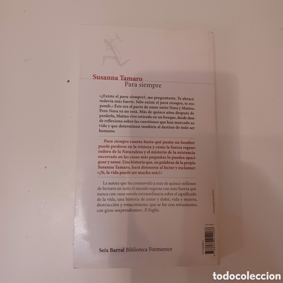 Libros: Libro Para Siempre Susanna Tamaro Seix Barral 2012 - Foto 3