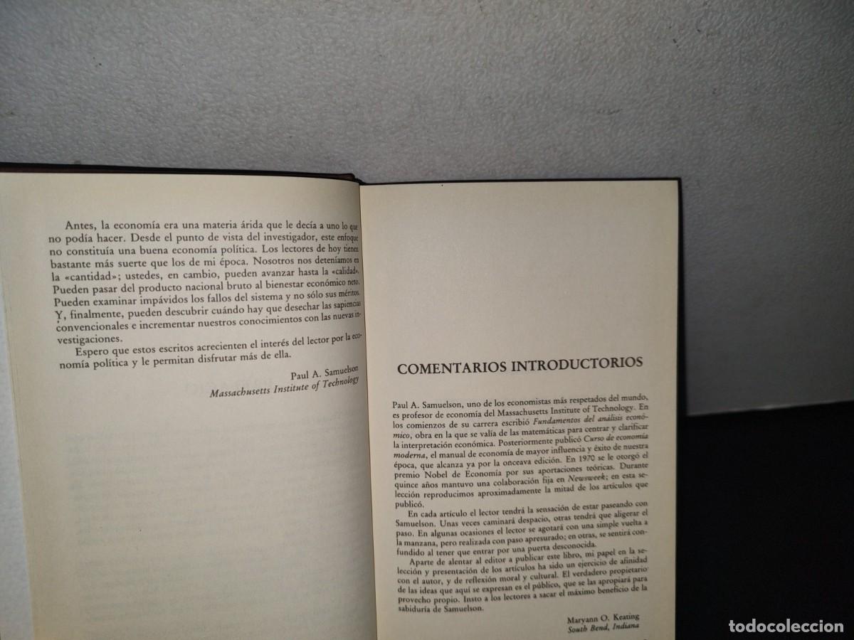 Libros: 89- BIBLIOTECA DE ECONOM&Iacute;A. ECONOM&Iacute;A DESDE EL CORAZ&Oacute;N - PAUL A. SAMUELSON - Foto 6