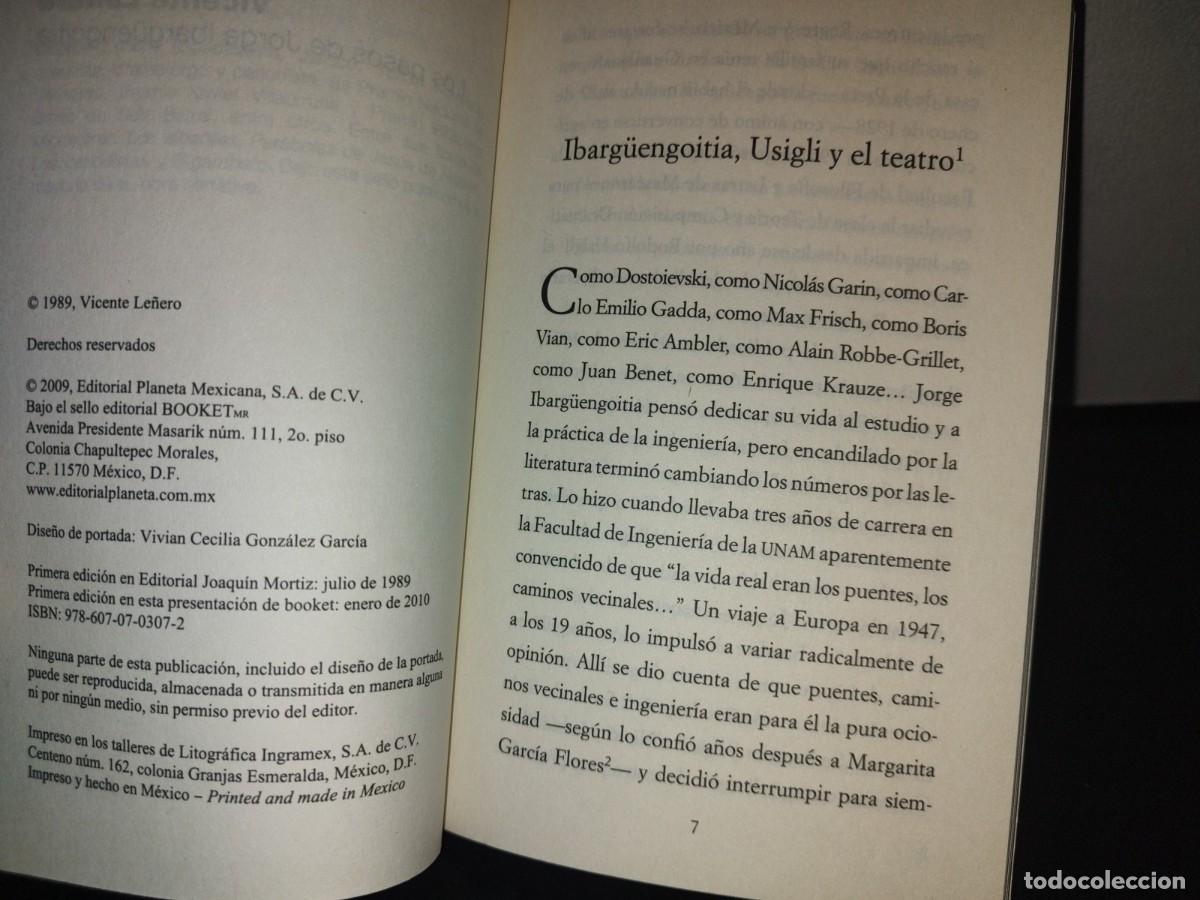 Libros: 91- LOS PASOS DE JORGE IBARG&Uuml;ENGOITIA - VICENTE LE&Ntilde;ERO - 2010 - Foto 6