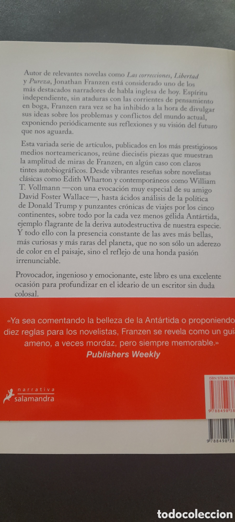 Libros: El fin del fin de la tierra. Jonathan Franzen - Foto 2