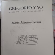 Libros: BARIBOOK 139. GREGORIO Y YO MEDIO SIGLO DE COLABORACIÓN MARÍA MARTÍNEZ SIERRA PRE-TEXTOS 448