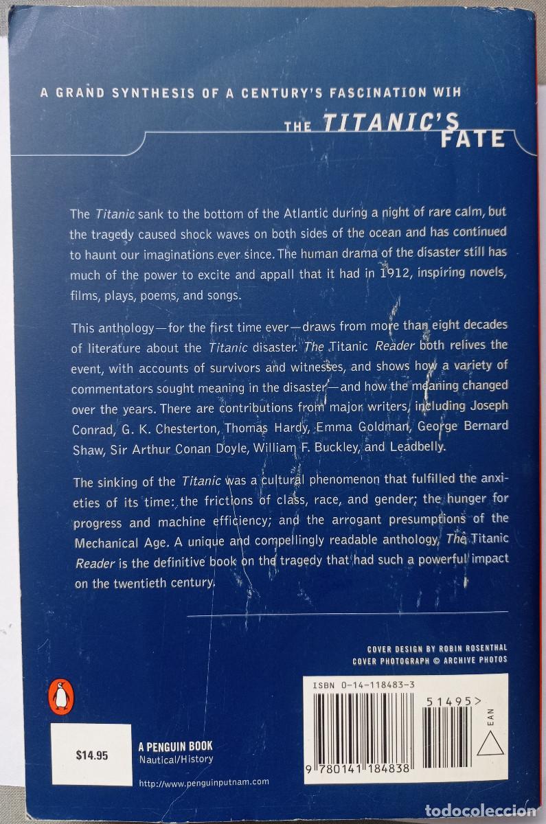 Libros: The Titanic Reader John Wilson Foster - Foto 2