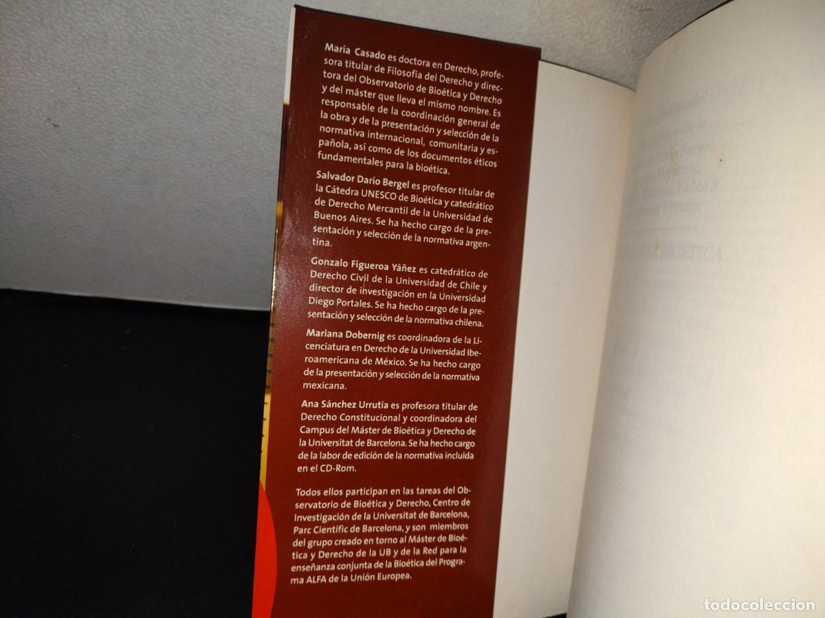 Libros: 117- LAS LEYES DE LA BIO&Eacute;TICA - MAR&Iacute;A CASADO - Foto 5