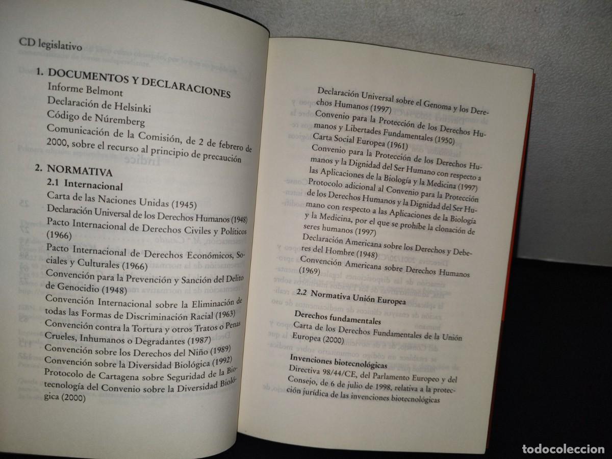 Libros: 117- LAS LEYES DE LA BIO&Eacute;TICA - MAR&Iacute;A CASADO - Foto 8