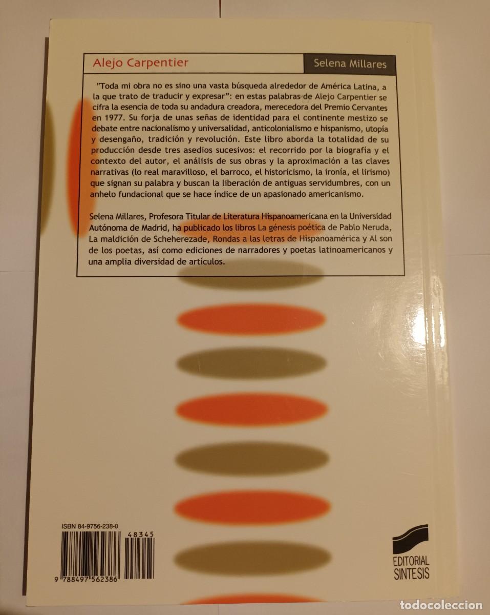 Libros: SELENA MILLARES: ALEJO CARPENTIER - Foto 2