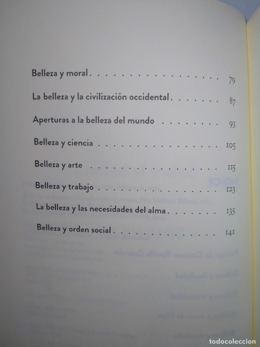 Libros: SIMONE WEIL. SOBRE LA BELLEZA .PLATAFORMA - Foto 3