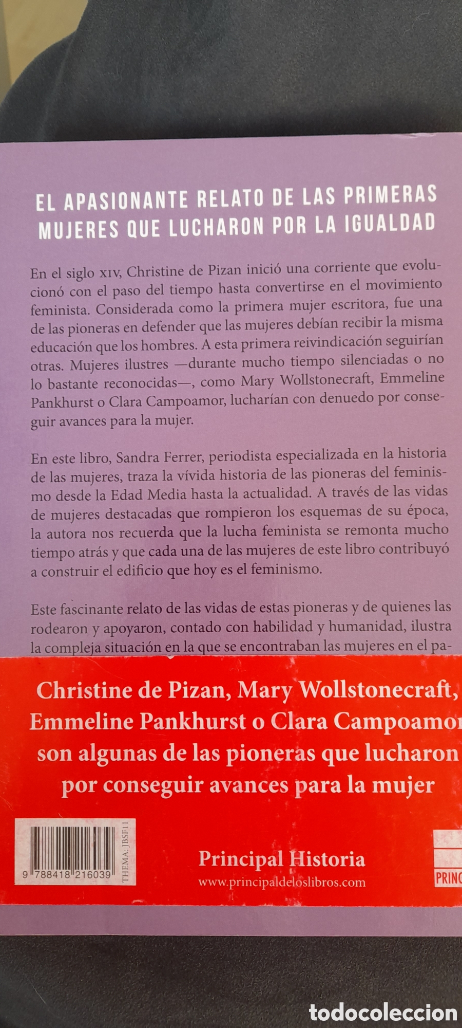 Libros: Pioneras del feminismo. Sandra Ferrer Valero - Foto 2
