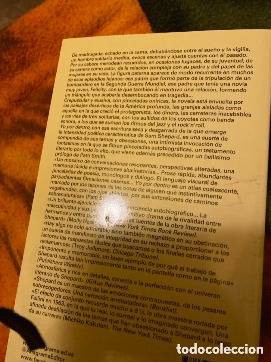 Libros: YO POR DENTRO - SHEPARD, SAM, - Foto 2