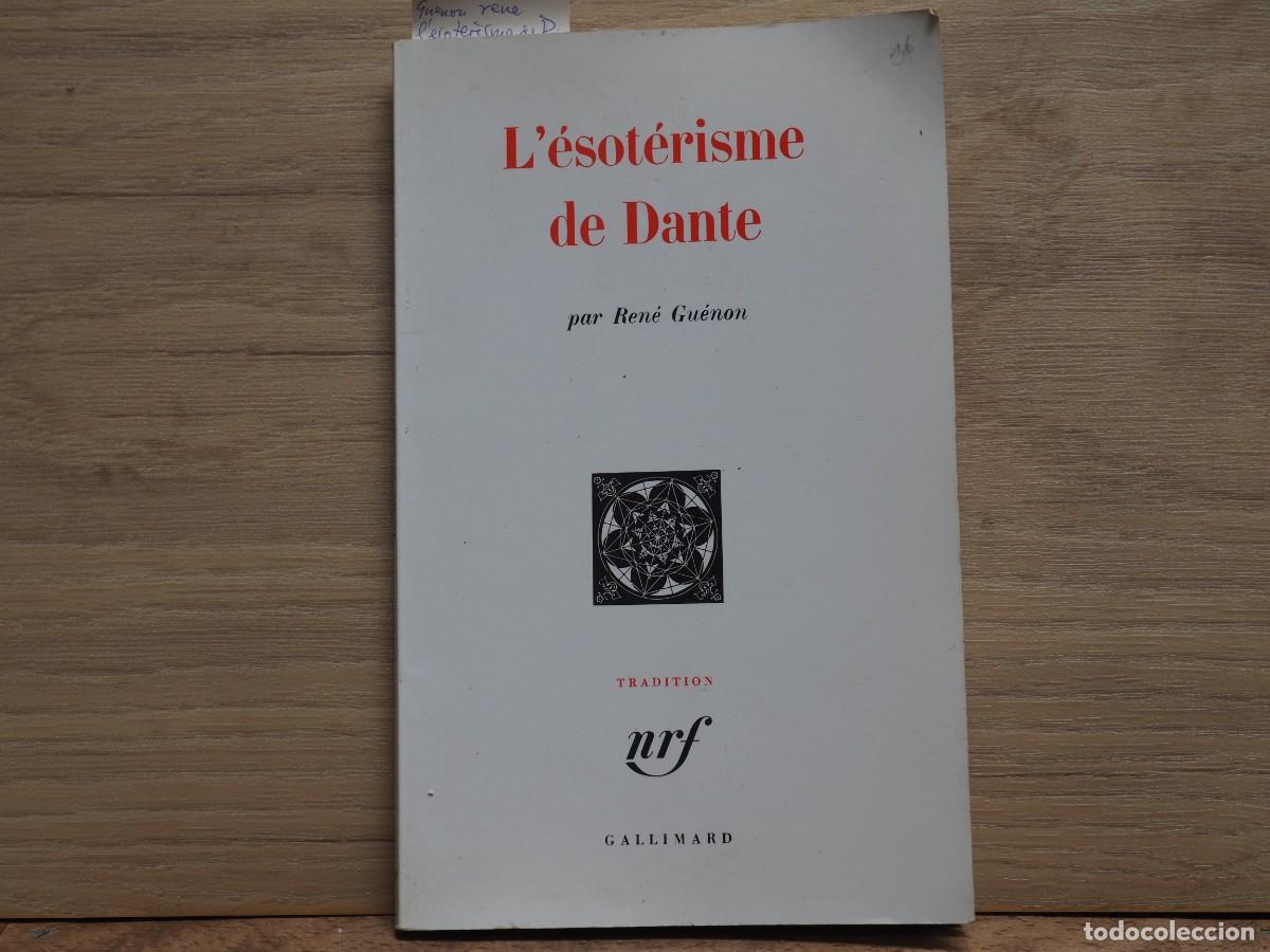 Libros: Guenon rene. L&acute;esoterisme de Dante. - Foto 1
