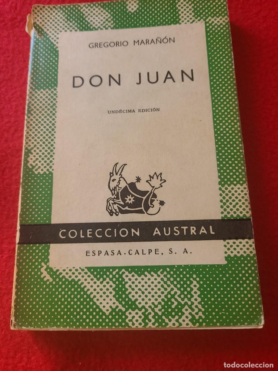 Libros: Don Juan. Gregorio Mara&ntilde;&oacute;n - Foto 1