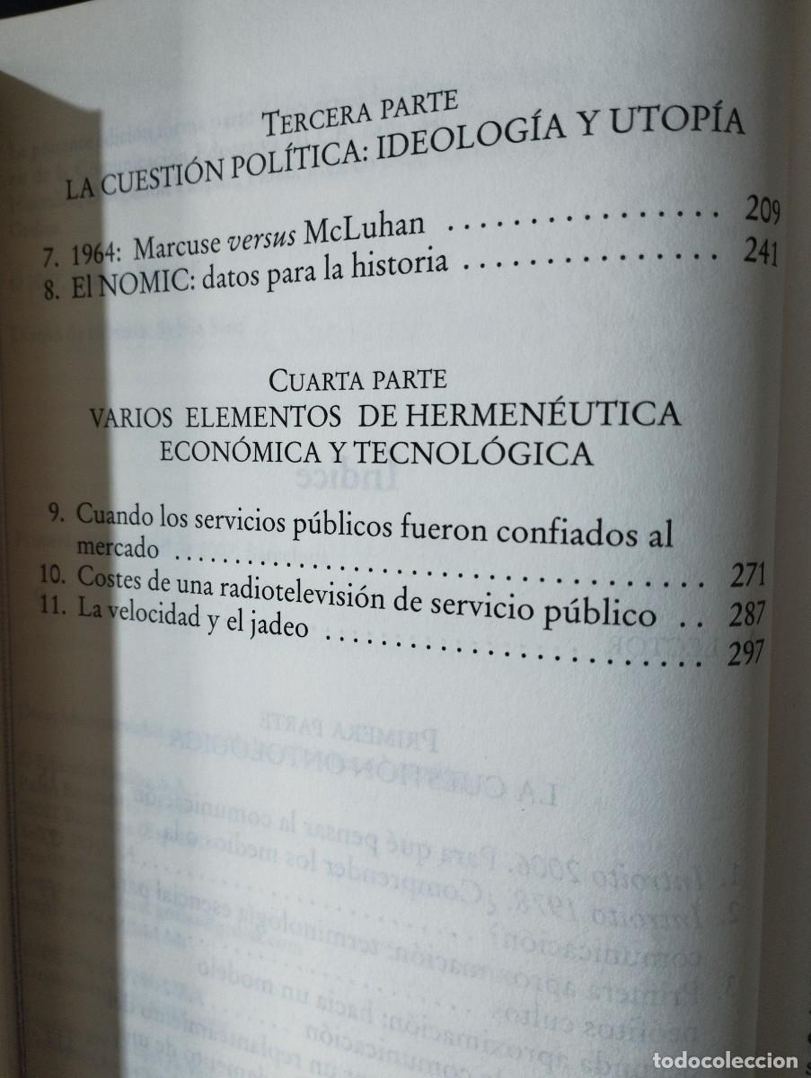 Libros: COMPRENDER LA COMUNICACION (A.PASQUALI, GEDISA) - Foto 4