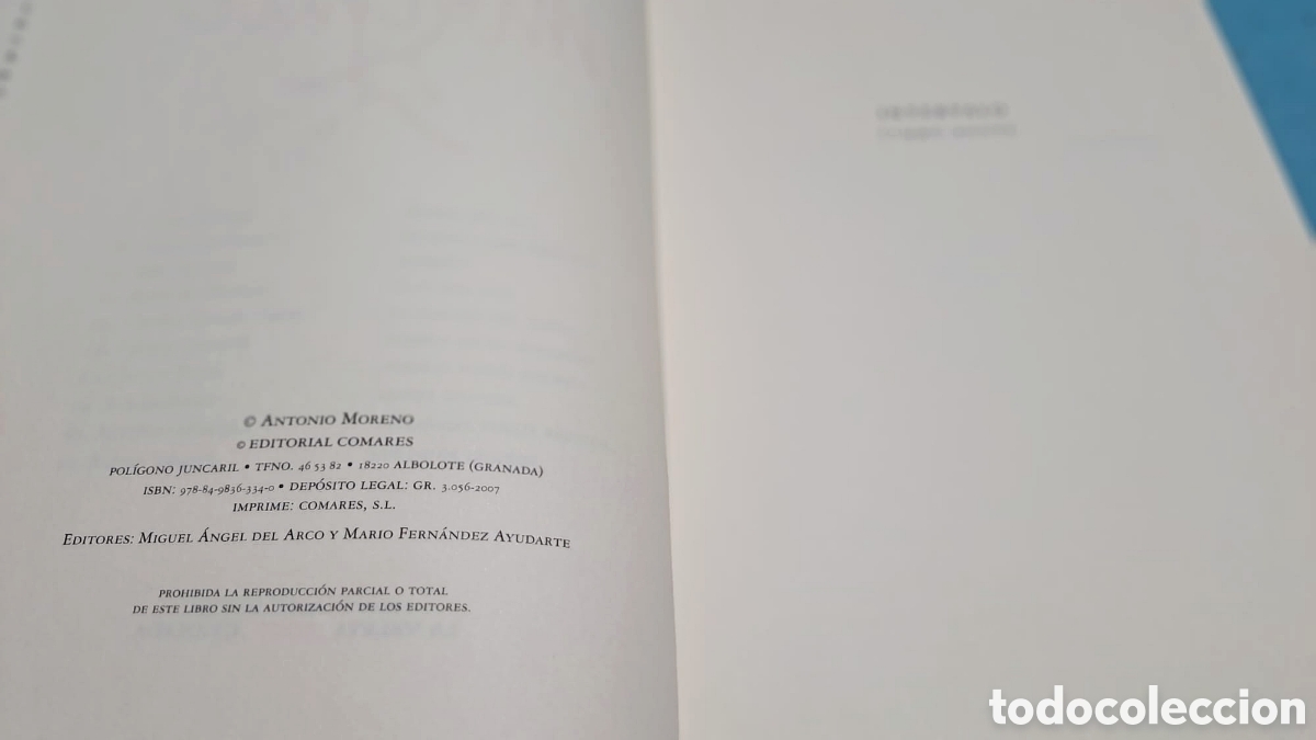 Libros: Intervalo - Antonio Moreno - Granada 2007 - Foto 2