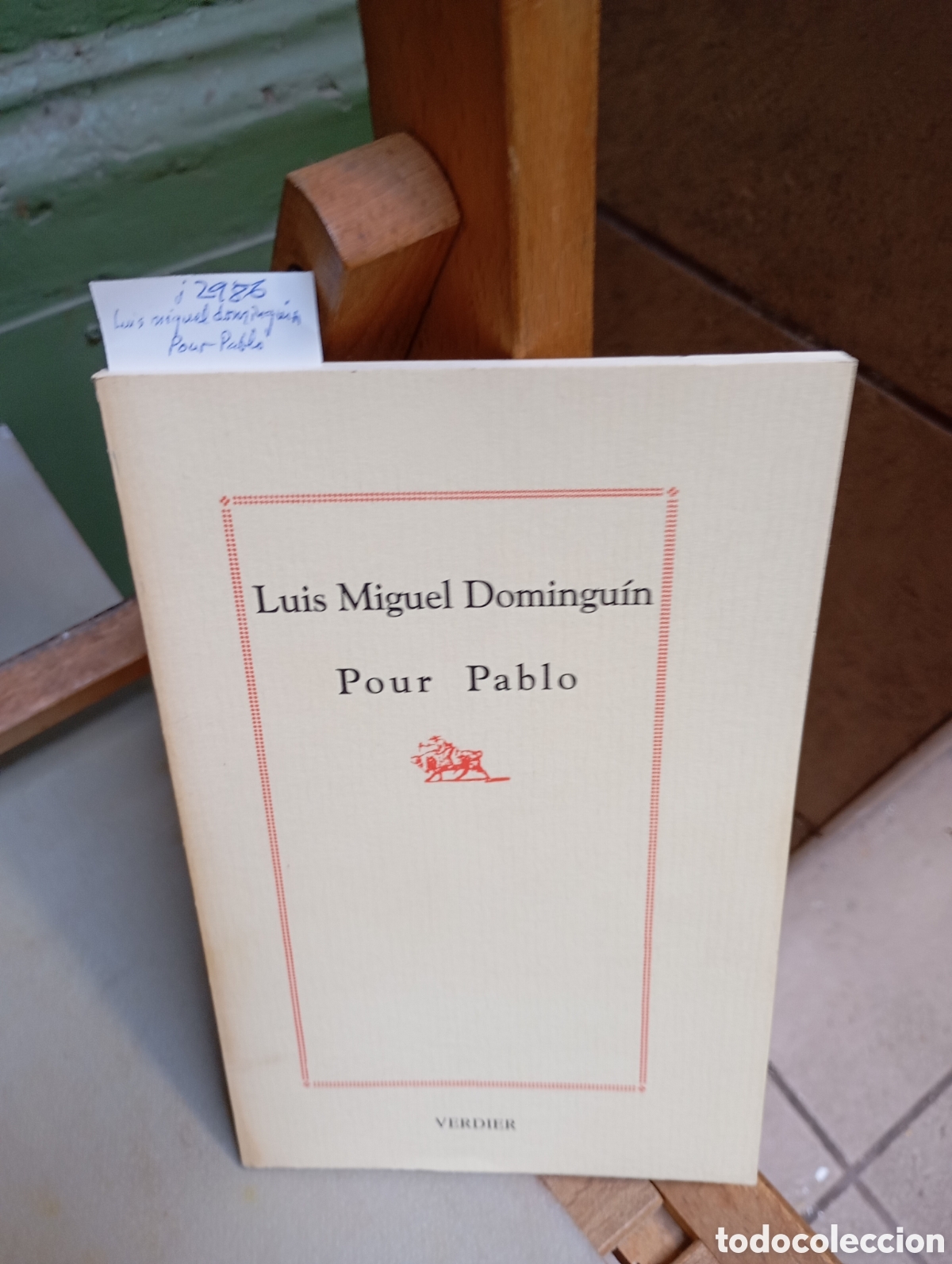 Libros: Pour pablo.Luis Miguel dominguin. - Foto 1